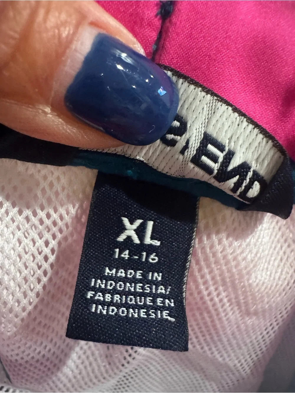 Lands End vibrant striped